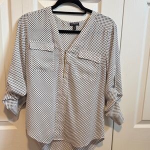 Express Polka Dot Top